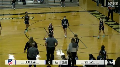 State Girls Basketball Volcano Vista Vs La Cueva Youtube