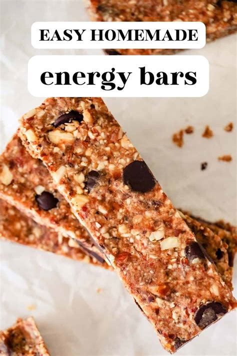 Easy No Bake Homemade Energy Bars With Oats Grateful Grazer