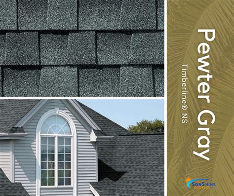 GAF Timberline® NS shingles in Pewter Gray Gaf Timberline Shingles ...