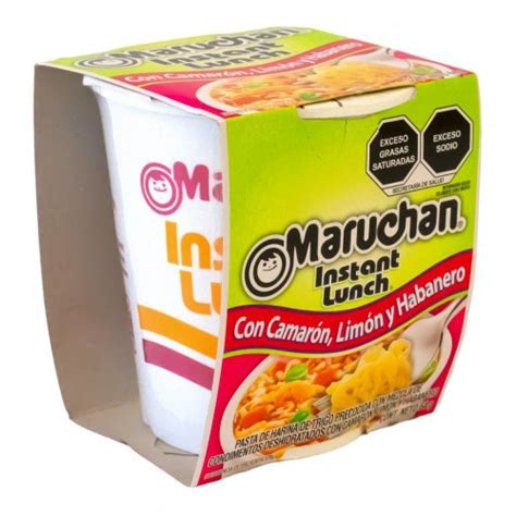 Sopa Instant Nea Maruchan Instant Lunch Con Camar N Lim N Y Habanero