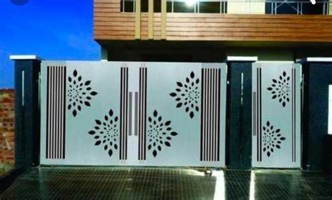 Modern Stainless Steel Cnc Gate For Home 10x6 Feet At Rs 650 Sq Ft In