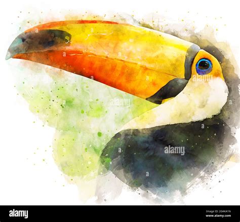 Tropical Toucan Bird Stock Photo - Alamy