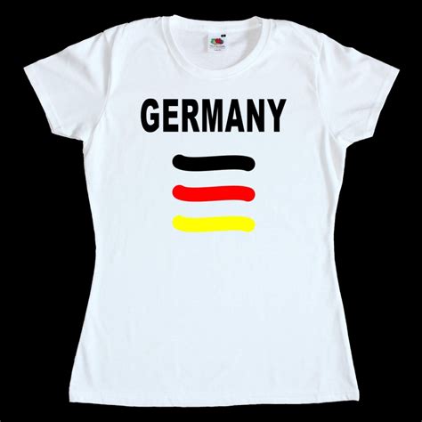 Fun Damen T Shirt Germany Deutschland Momos Shirts