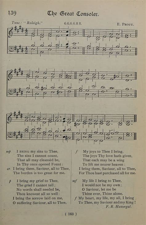 The Y M C A Hymnal Specially Compiled For The Use Of Men I Bring