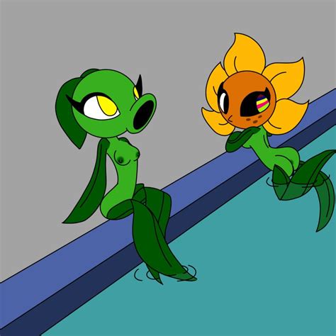 Rule 34 Ass Edit Female Nude Peashooter Pvz Plant Plant Girl Plantie Plants Vs Zombies