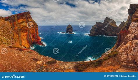 Gorilla Rock In Da Ponta De Sao Lourenco In Madeira Island Stock Photo