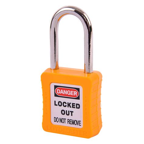 Safety Lockout Padlock 38mm Keyed Different Blue LOTOMASTER