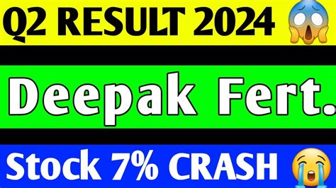 Deepak Fertilizers Q2 RESULT 2024 Deepak Fertilizer Share News