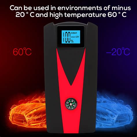 99900 mah dual usb car jump starter lcd auto battery booster portable ...