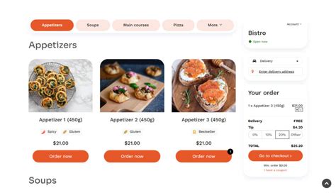 Fast Food Ordering System For Restaurants Upmenu