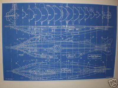 NAUTILUS DISNEY SUBMARINE BLUEPRINT MODEL PLANS | #45127155