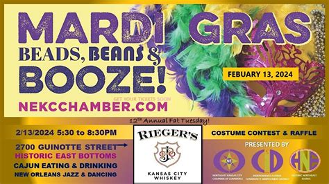 2024 MARDI GRAS: Beads, Beans & Booze! | Northeast Kansas City Chamber ...