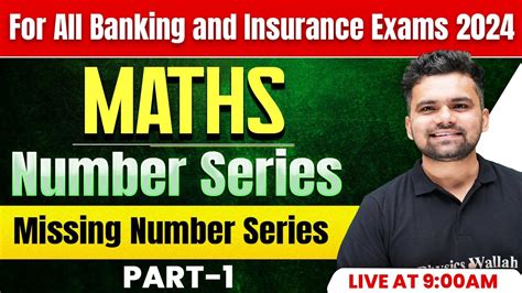 Number Series Reasoning Missing Number Series For Bank Exams Maths