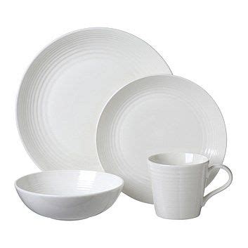 Royal Doulton Gordon Ramsay Maze White 16 Piece Dinner Set Dinner Sets