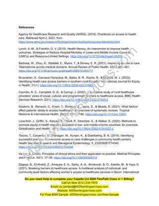 Nhs Fpx Assessment Analyzing A Current Health Care Problem Or