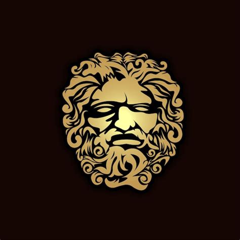 Premium Vector Greek God Zeus Ancient Greek God Sculpture Philosopher Face Zeus Triton Neptune