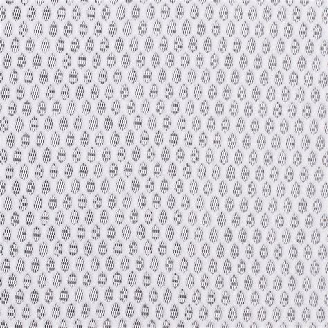 White Birdseye Pique Polyester Mesh