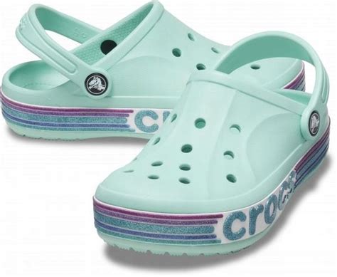 Dzieci Ce Buty Klapki Chodaki Crocs Bayaband Rainbow Clog