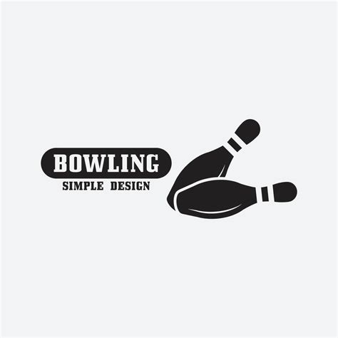 bowling logo design 45657626 Vector Art at Vecteezy