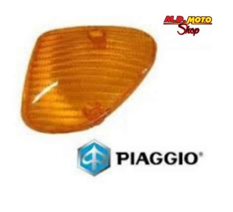 LENTE PLASTICA FANALINO FRECCIA ANTERIORE SINISTRO SX PIAGGIO APE 50