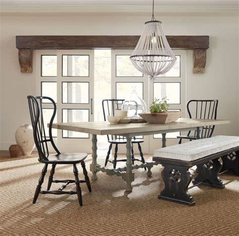 Hooker Furniture Ciao Bella 84in Trestle Table W 2 18in Leaves