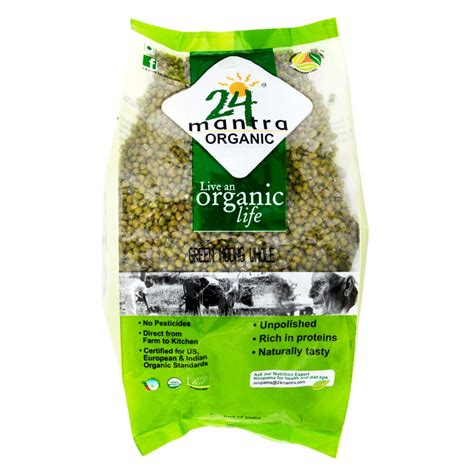 Buy Mantra Organic Moong Dal Whole G Pouch Online At Natures Basket