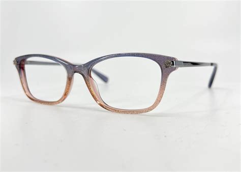 Coach Hc6142 5554 Eyeglasses Frame Womens Pink Glitter 51 17 140 4716 Ebay