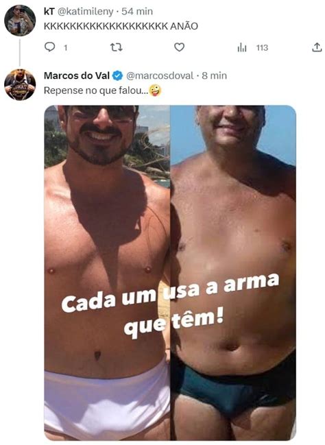 Marcos Do Val Compara Volume Na Sunga Fl Vio Dino E Ganha Apelido