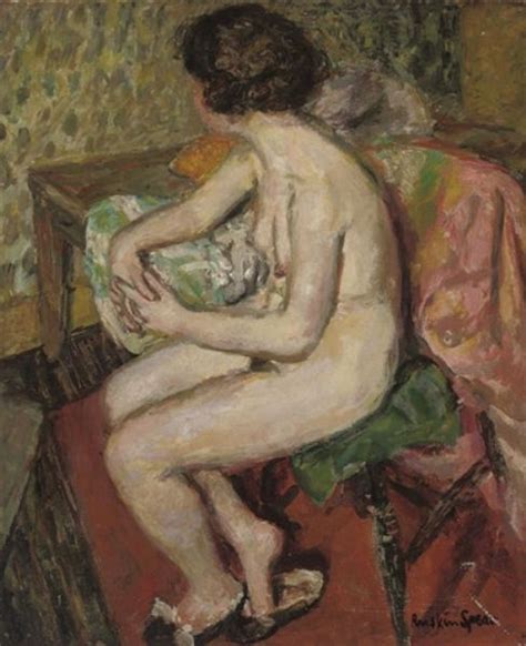 Female Nude In An Interior By Ruskin Spear Artist At Christie S Auction