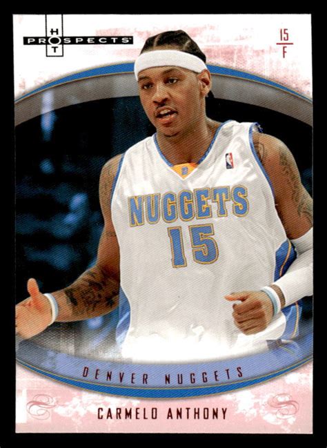 Fleer Hot Prospects Carmelo Anthony Red Ebay