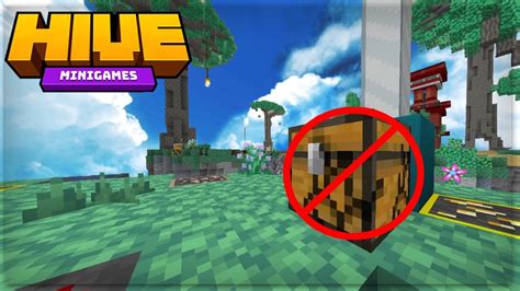 No Chest Challenge In Hive Skywars Youtube