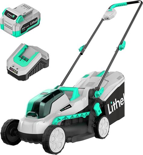 Amazon Litheli V Cordless Lawn Mower Electric Lawn Mowers