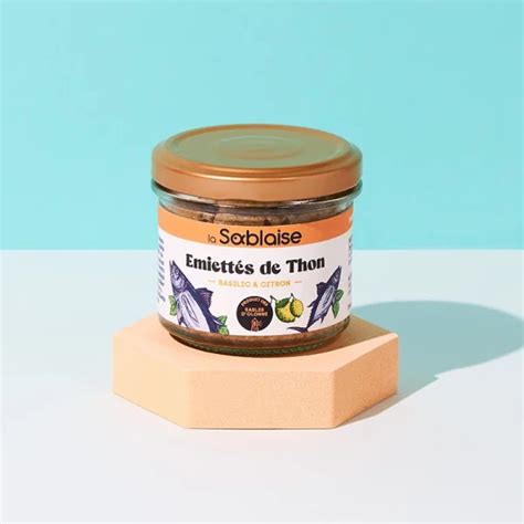 Emiett S De Thon Basilic Citron G La Sablaise Produits Du Terroir