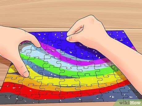 Cara Menyusun Jigsaw Puzzle Langkah Dengan Gambar Wikihow