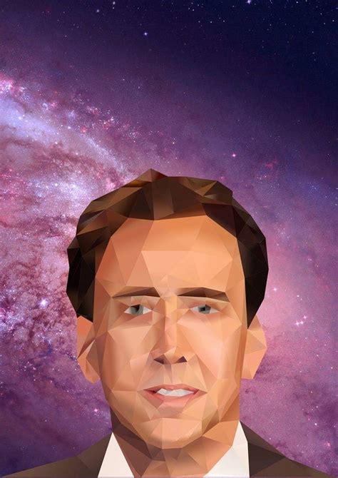 Nicolas Cage Space Hopped Adobe Hop Face Triangle Nic Cage