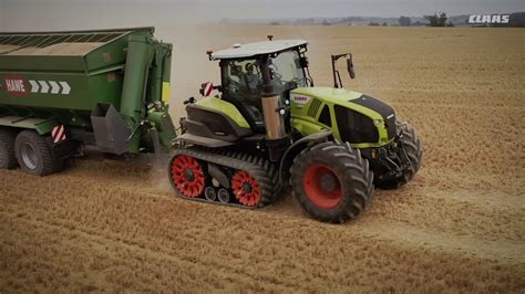 CLAAS AXION 900 TERRA TRAC Trailer YouTube