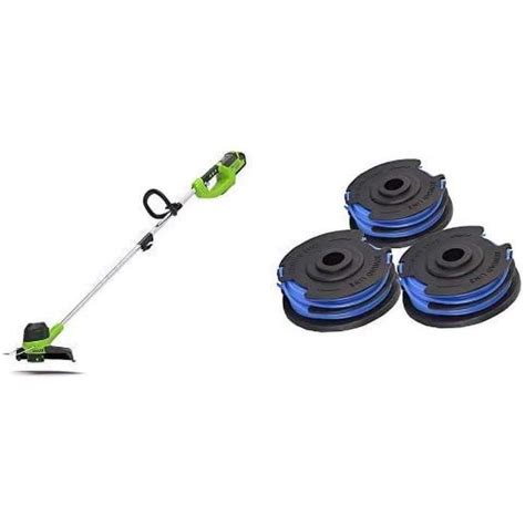 Greenworks Coupebordures Sans Fil Batterie G Lt Avec Bobines