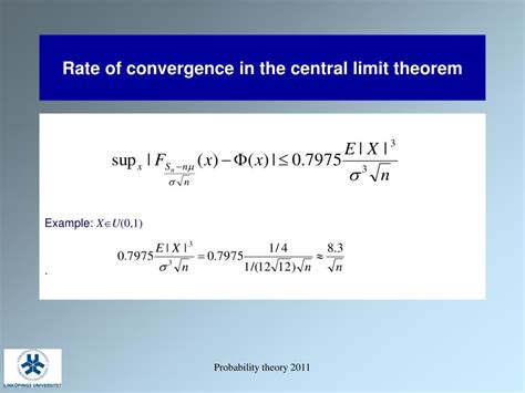 Ppt Convergence Concepts In Probability Theory Powerpoint