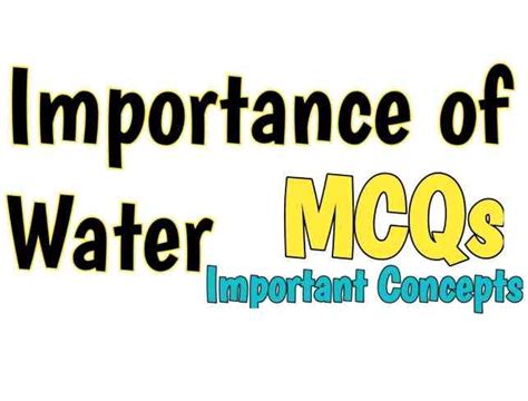 Water MCQs Class 6 Dalal Simplified ICSE Chemistry Solutions Chapter 4