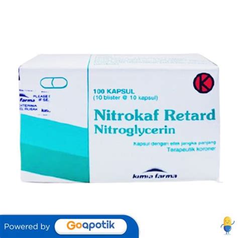 Jual NITROKAF RETARD 2 5 MG BOX 100 KAPSUL Shopee Indonesia