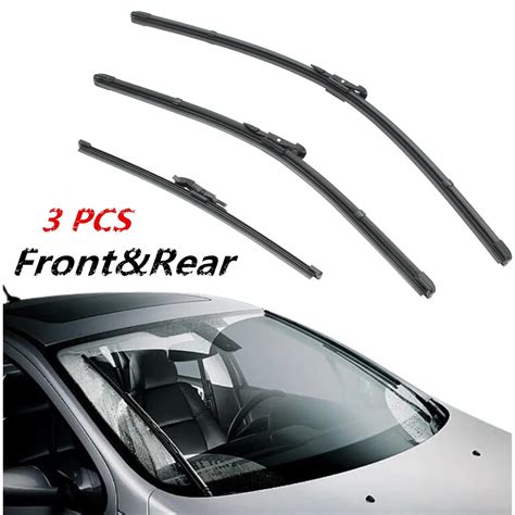 Pcs Front Rear Car Windshield Wiper Blade For Bmw Series Hatchbacks