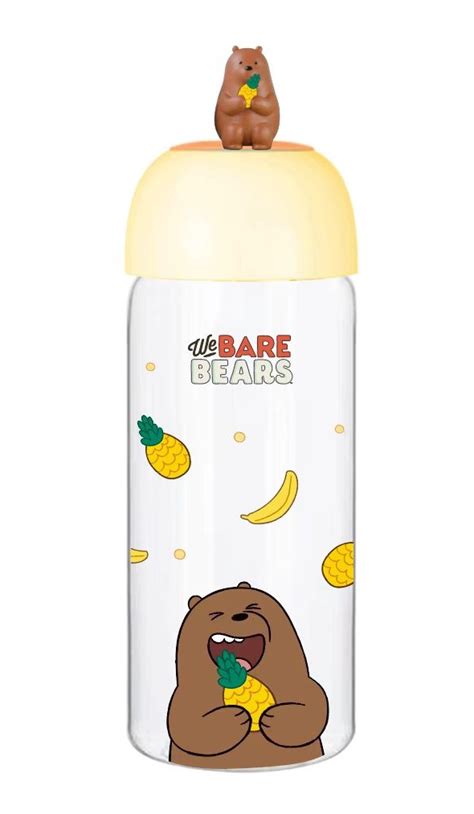 We Bare Bears Collection High Borosilicate Glass Bottle Ml