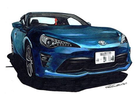 Toyota86 プロイラストレーターがオーダー制作します