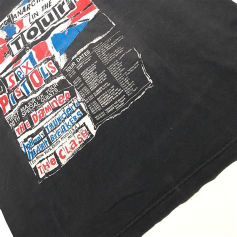 1990s SEX PISTOLS ANARCHY In The Uk Tour 1976 Flyer Distressed Etsy
