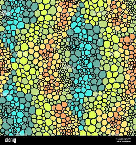 Chameleon Skin Seamless Pattern Inspired By Chameleon Lizard And