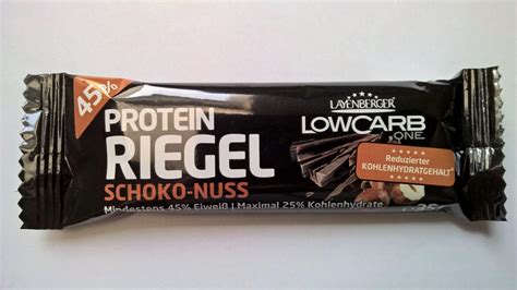 Layenberger Lowcarb One Proteinriegel Schoko Nuss Proteinriegel Test