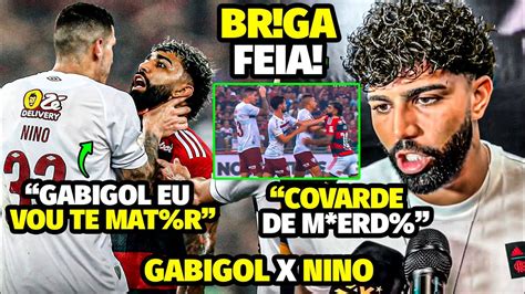 Treta Gabigol Enf Rcado Por Nino E Fica Furioso Ap S Humilha