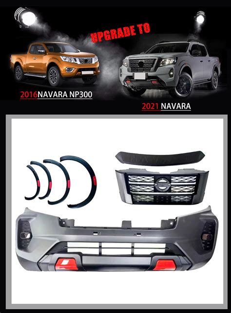 Geling Upgrade Redesigned Facelift Car Body Kit For Nissan Navara Np