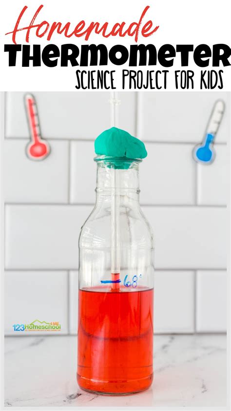 🌡 Diy Homemade Thermometer Science Experiment For Kids