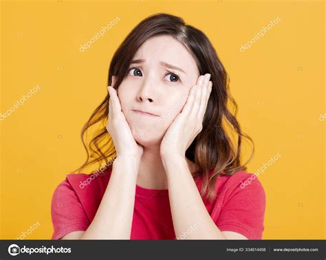 Portrait Of An Upset Unsatisfied Asian Woman Stock Photo By Tomwang